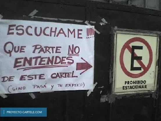 carteles agresivos