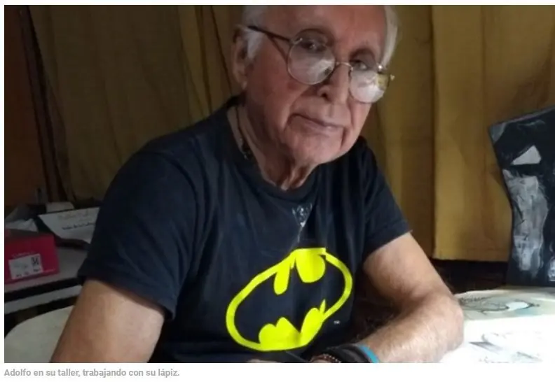 A los 85 años dibuja superhéroes para Marvel