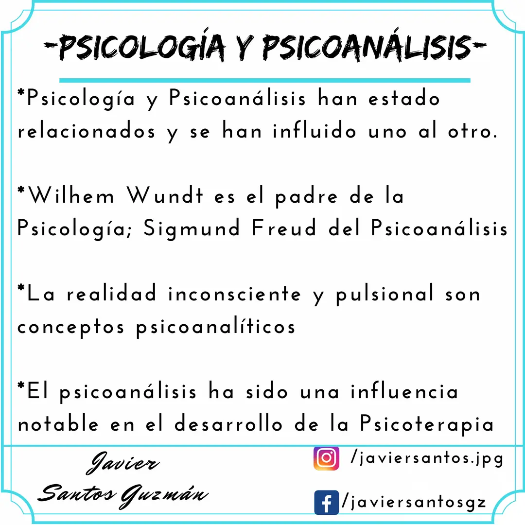 Psicología y Psicoanálisis (Parte 1)