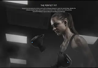 Aermoo B3 (Auriculares bluetooth tipo Airpods, IPX7)