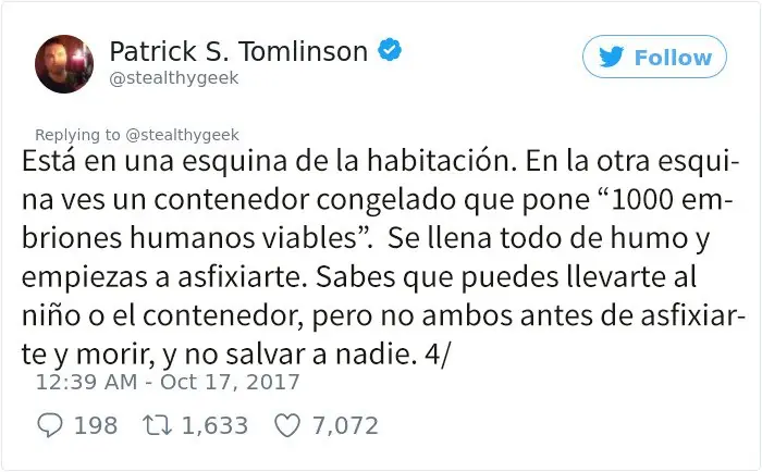 Tambaleo los argumentos antiabortistas con sencilla pregunta