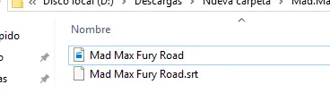 Mostrar subtítulos STR en WMP Windows 10