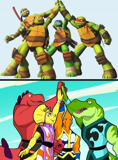 7 Dibujos animados populares que tienen copias extrañas