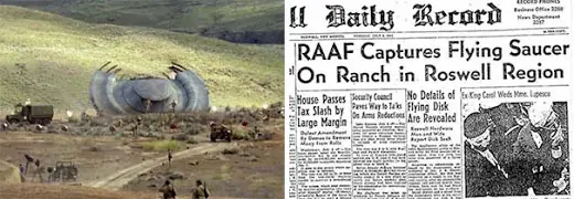 Geólogo encuentra restos del ovni estrellado en Roswell
