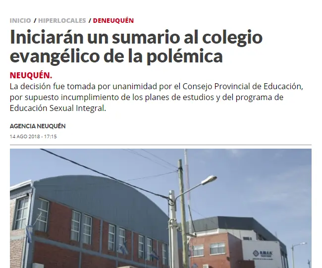 A Agustin Laje Lo quieren Censurar: Colegio censurado