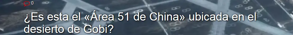 Hay un área 51 en china.
