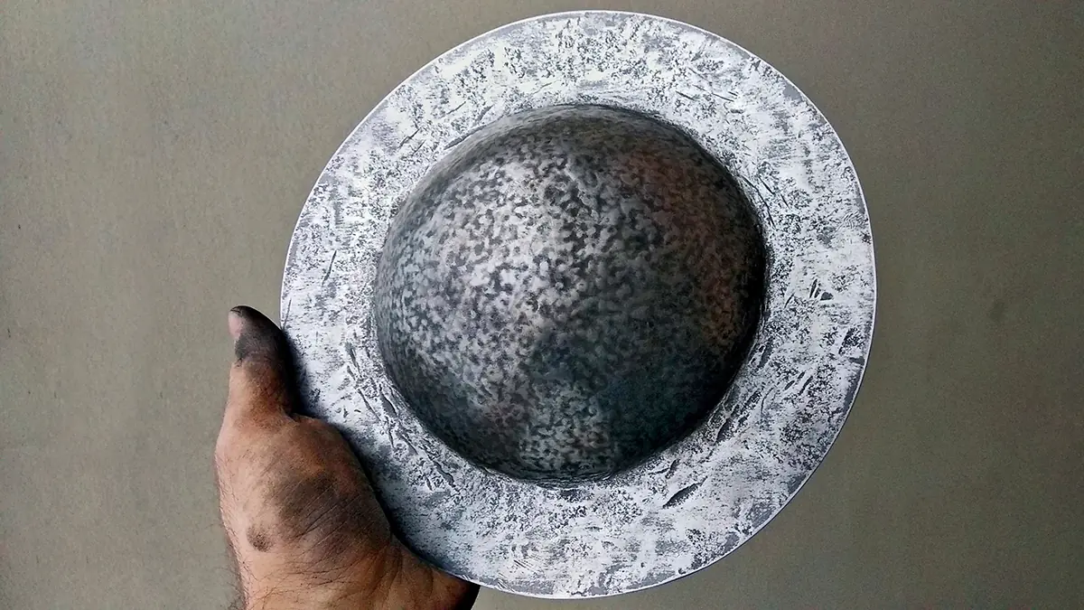 Fabricación de un auténtico escudo íbero - parte 2