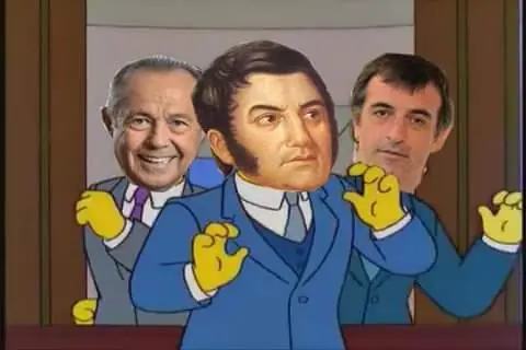 Los Simpson: Si San Martín y Belgrano revivieran