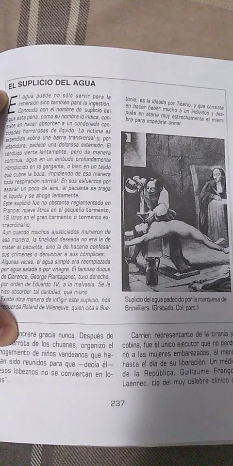 Así eran los métodos de tortura que utilizaban antes