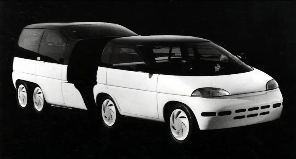 Autos retrofuturistas
