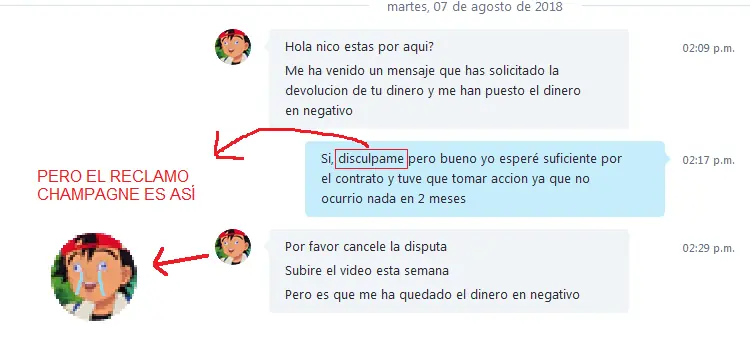 Un gallego me quiso garcar en Youtube y te lo muestro