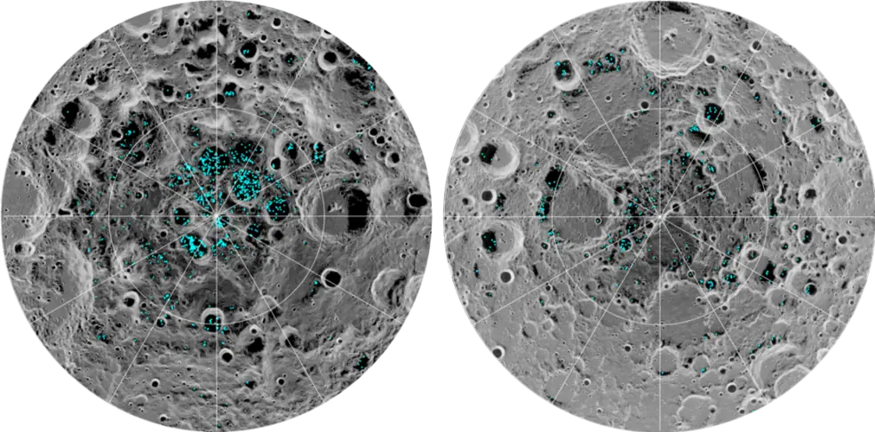 Confirman la Existencia de Hielo en la Luna