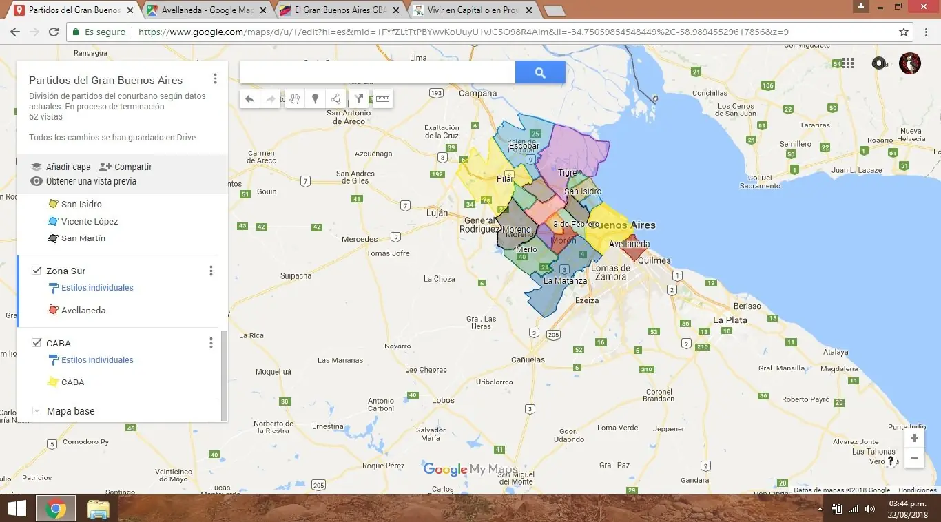Hice un mapa de Buenos Aires para maps y te lo muestro!