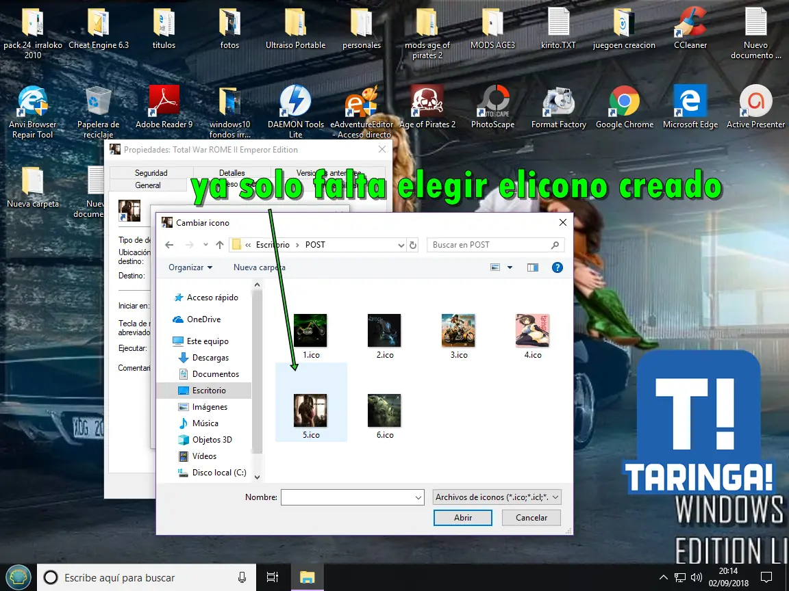 crear iconos personalizados