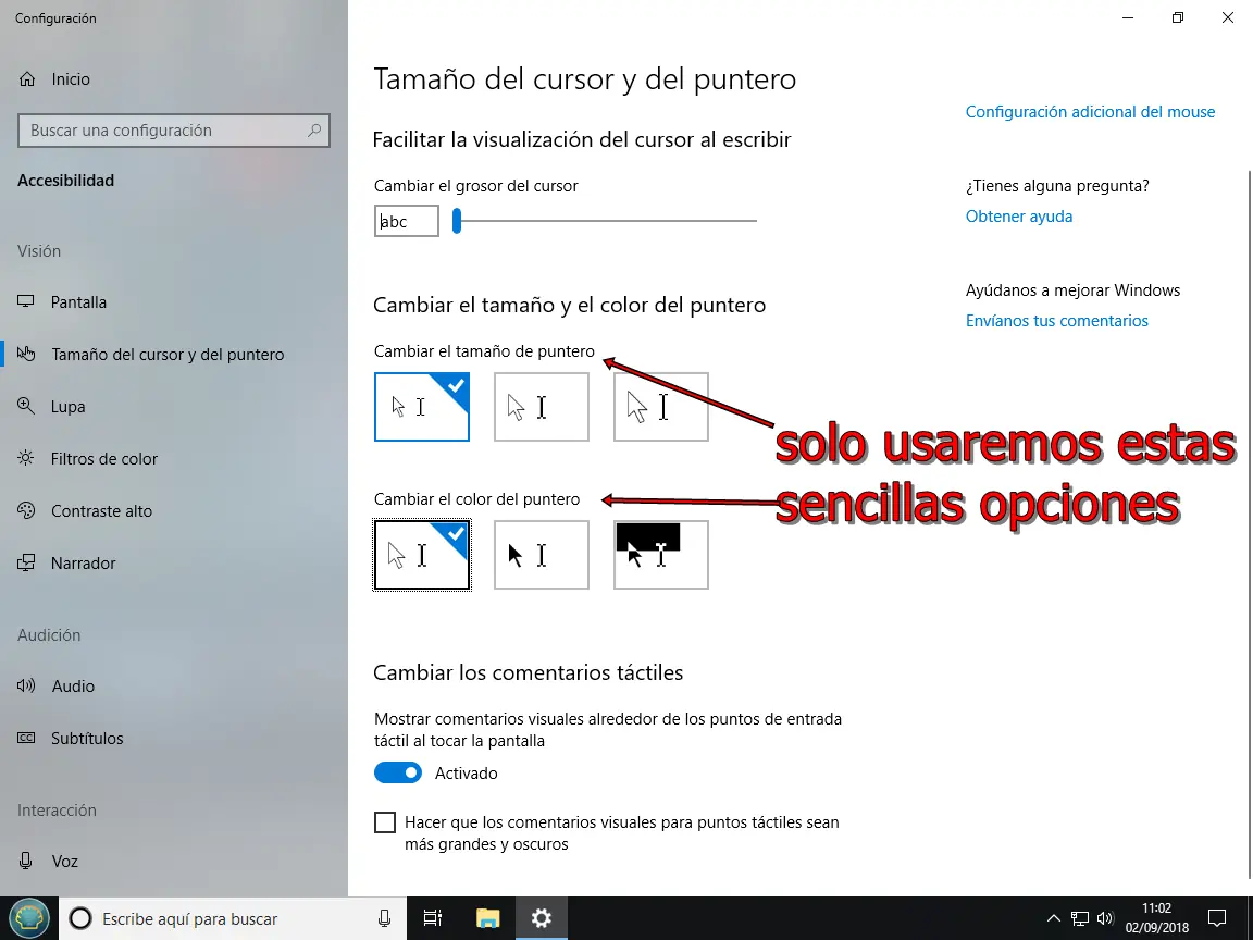 cambiar colores de windows 10