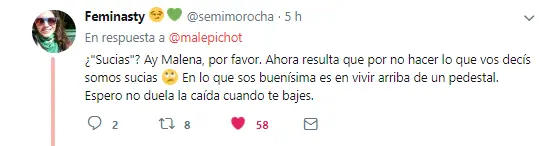 Feminismo burgués de Pichot destrozada x hermanas sororas
