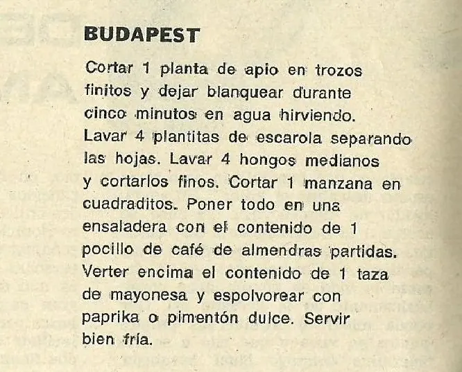 Ensaladas surtidas, seis ensaladas