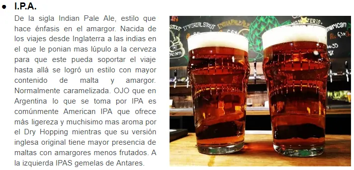 cerveza