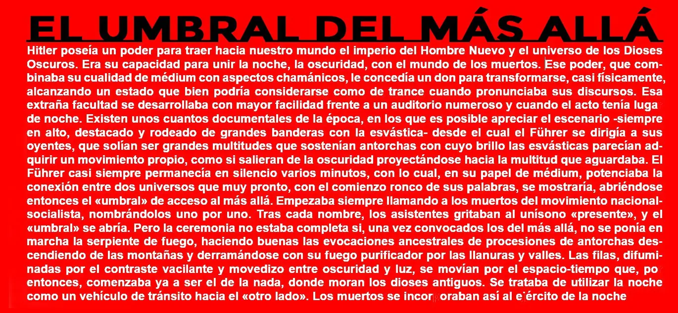 Hitler médium de los dioses ocultos