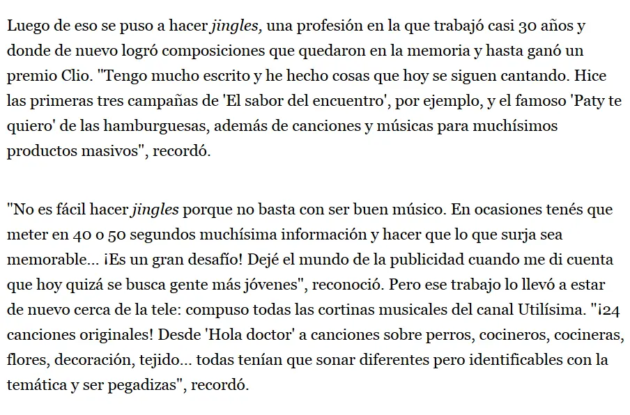 De "Paty, te quiero" al "maestruli" de Susana