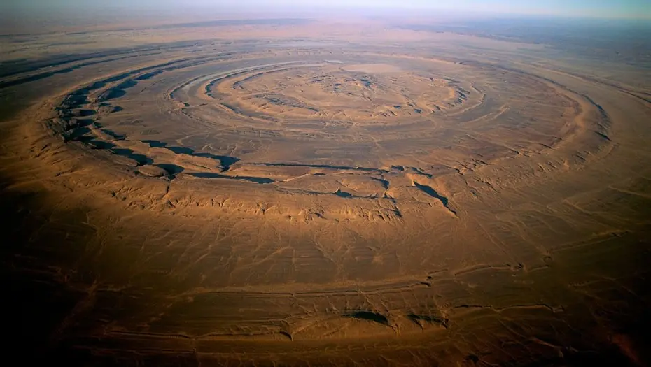 El ojo del Sahara: ¿formación natural o la mítica Atlántida?