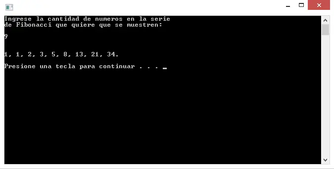 Serie de Fibonacci en C++!
