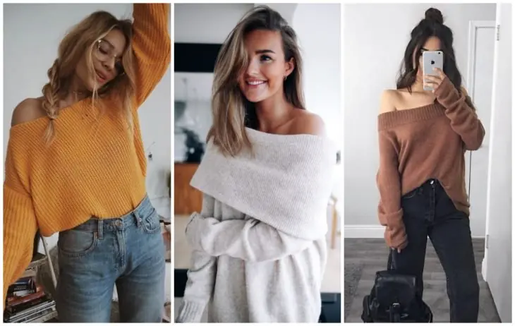 Chicas lindas en sweters