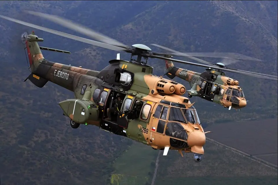 Helicopteros chilenos