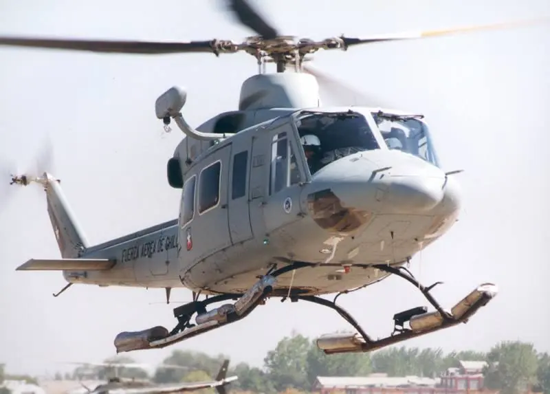 Helicópteros de las FFAA y de orden chilenos