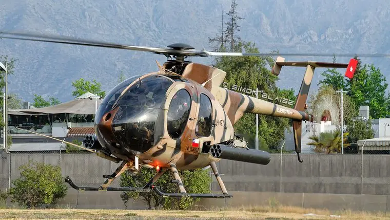 Helicópteros de las FFAA y de orden chilenos