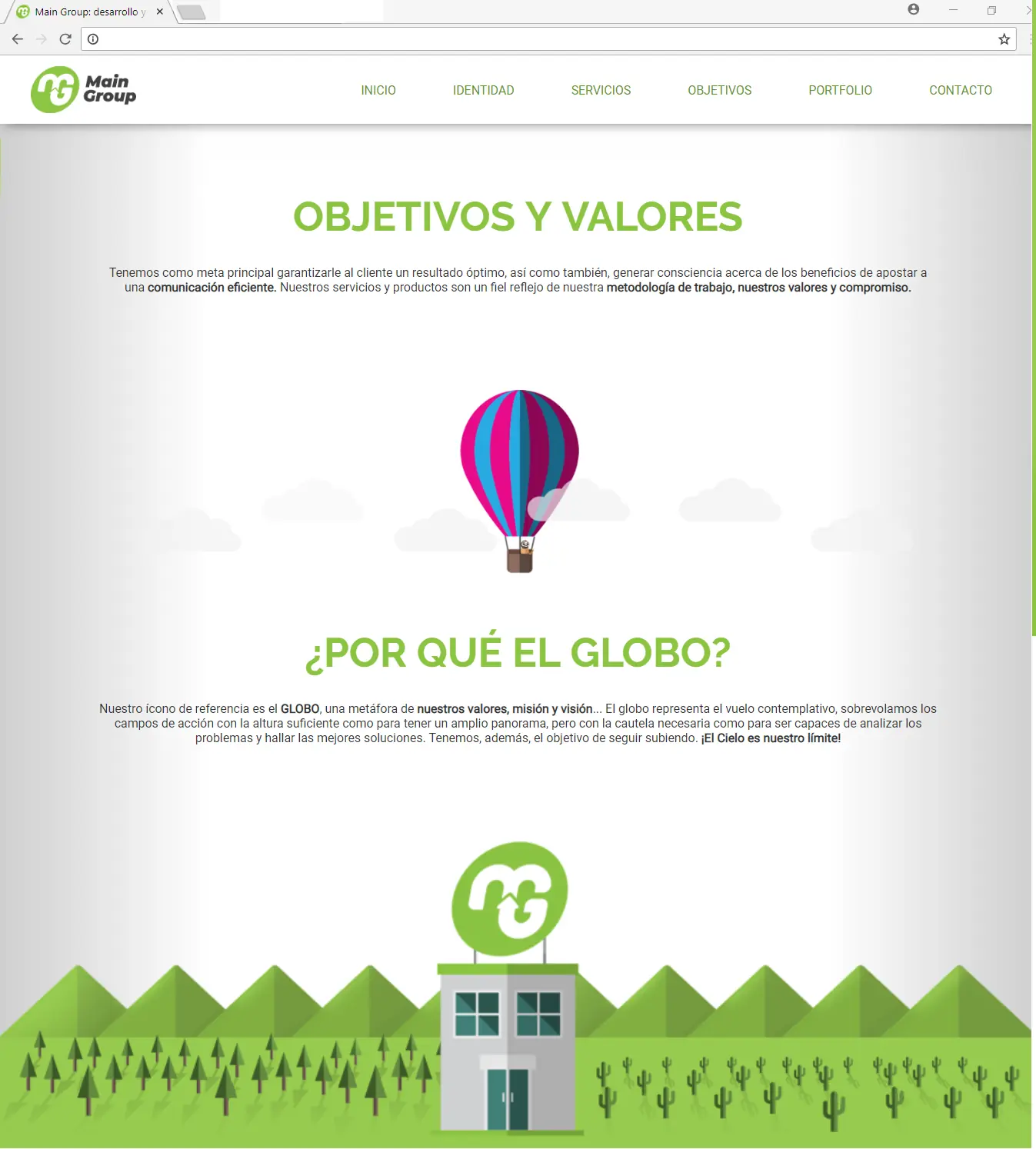 Te muestro nuestro sitio web (mejorado)