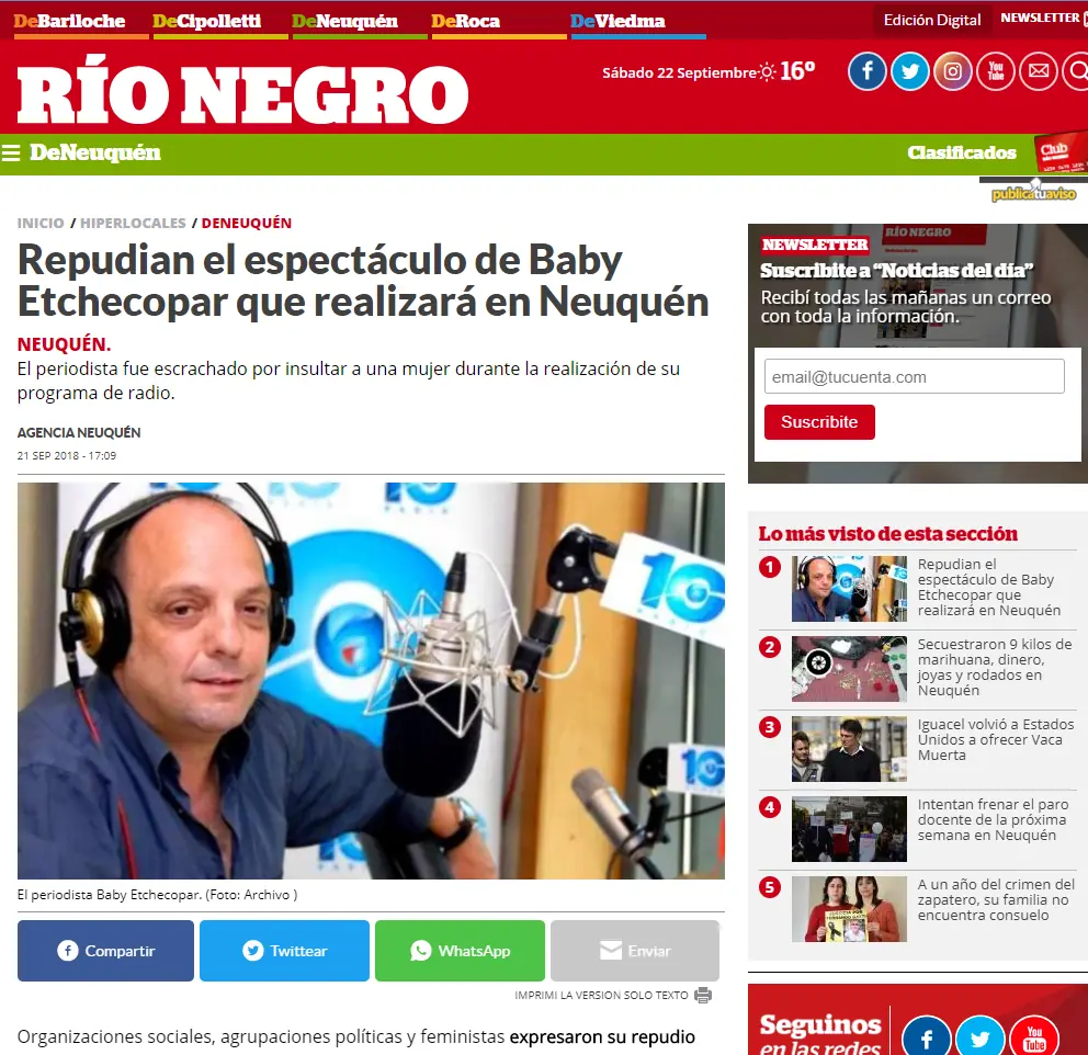baby escrachado