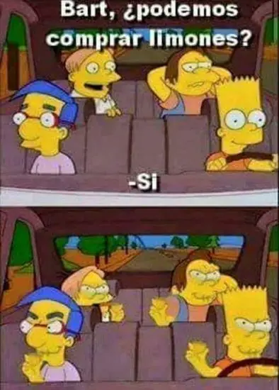 Te gustan los simpsons? Pasa