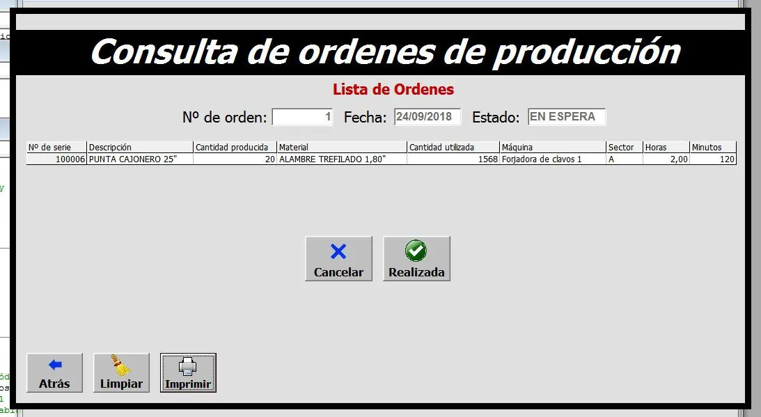 Hice un software para una fábrica metalúrgica