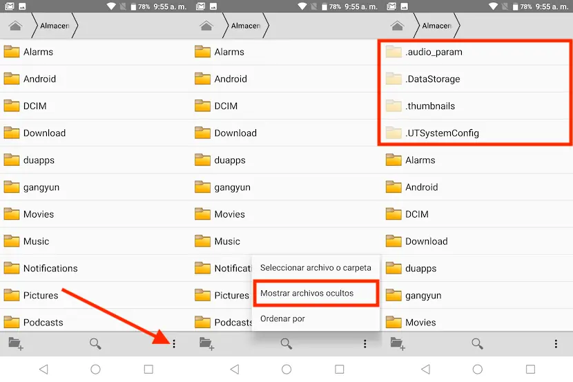 Como ver los archivos ocultos en mac