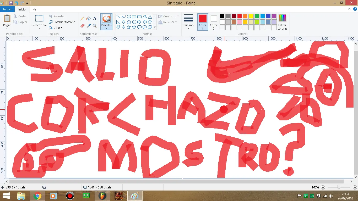 Hice un logo con paint y lo usaron para una pagina oficial