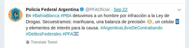 Hagamos top a nuestra policía federal