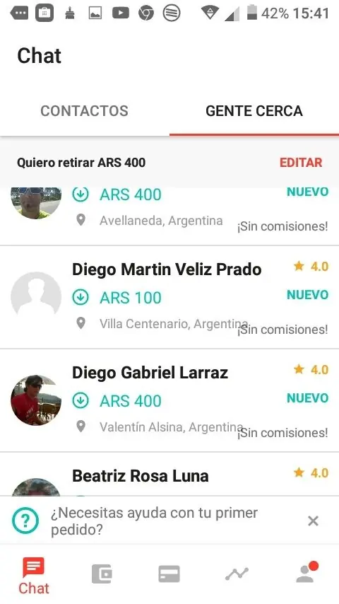 efectivo