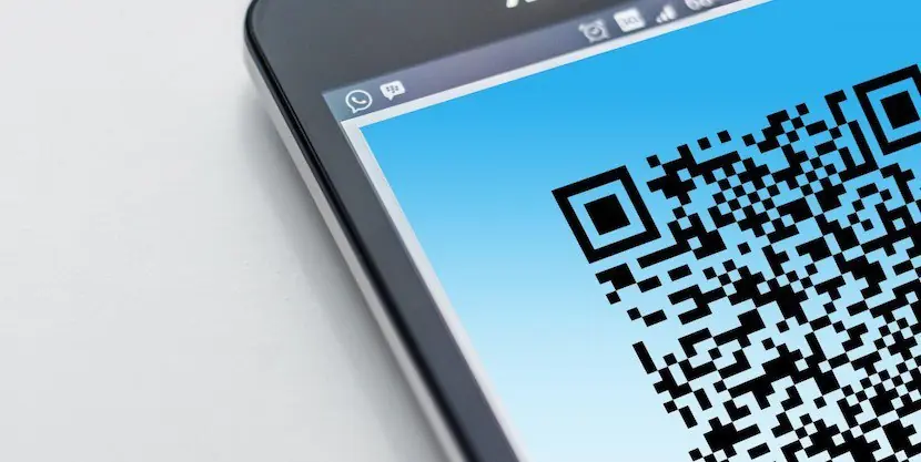 un codigo QR
