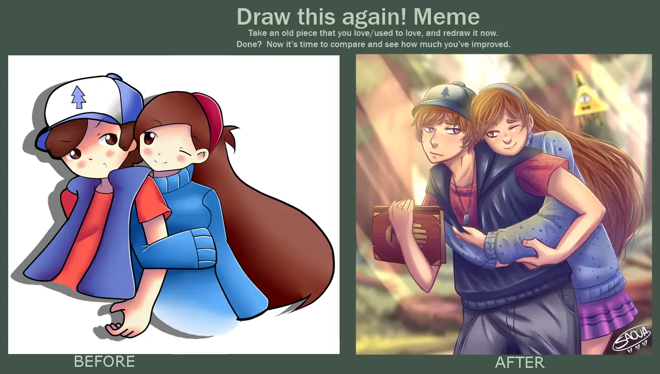 Re-dibuje un dibujo antiguo y te muestro como quedo