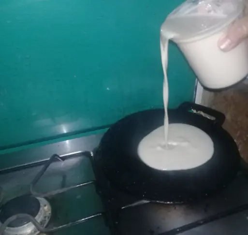 Prepare unas ricas  panquecas para la cena, y te lo muestro