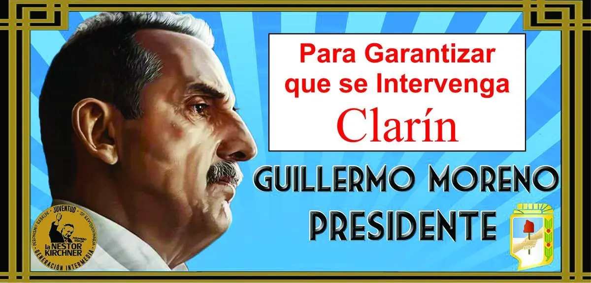 Guillermo Moreno lanzó su candidatura a presidente