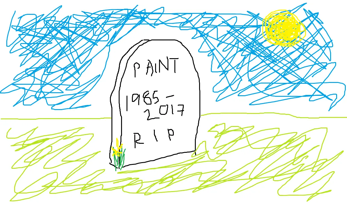 Paint se despide de Microsoft después de 32 años