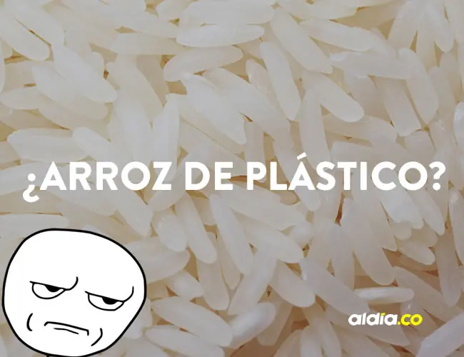 Sí, la noticia del arroz de plástico es una mentira
