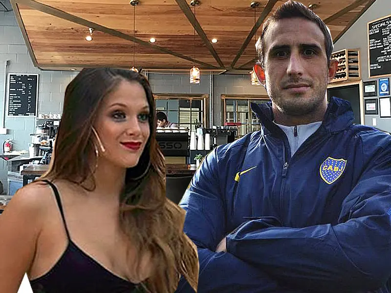 Barbie Vélez y el Cali Izquierdoz, jugador de Boca