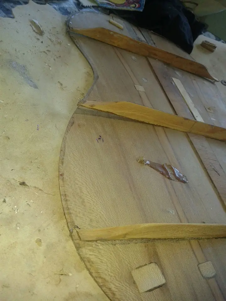 Ultima Restauración de guitarra Criolla, fotos propias