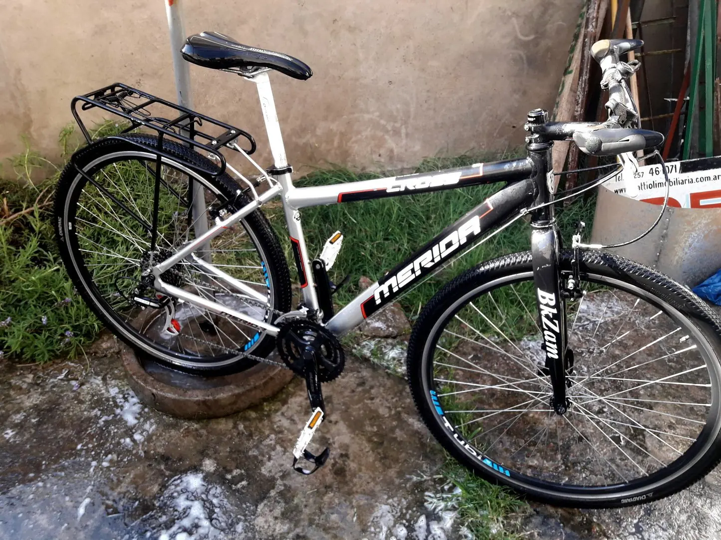 Te enseño a lavar tu bicicleta, en casa