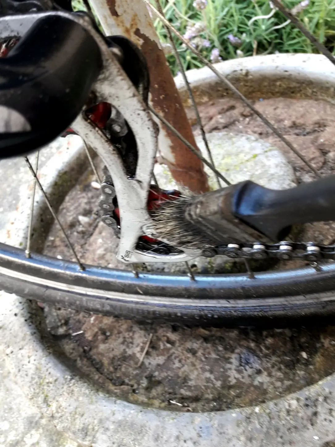 Te enseño a lavar tu bicicleta, en casa