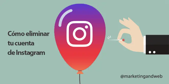 como eliminar toda mi cuenta de instagram