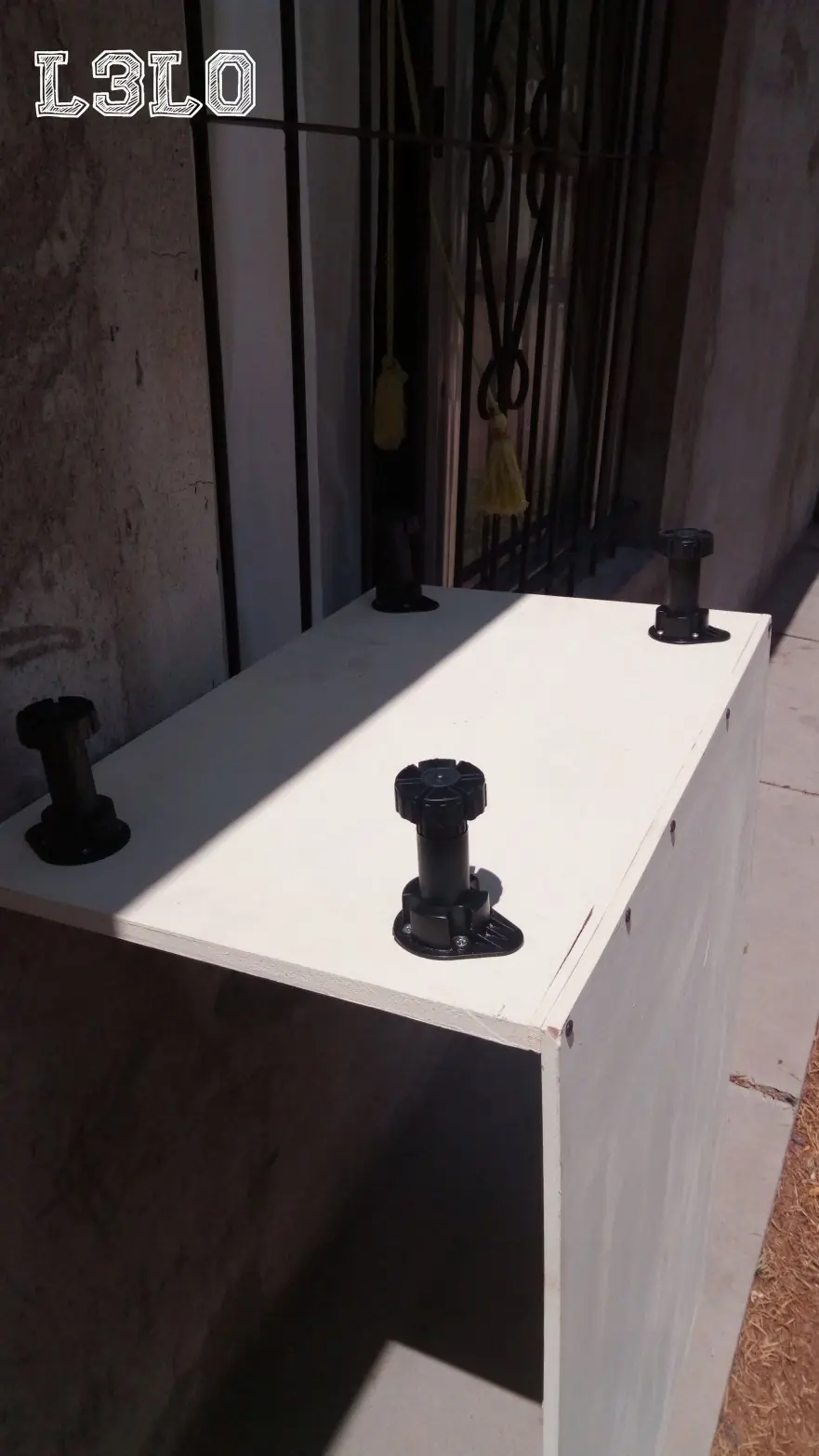 Me hize un estante para TV!